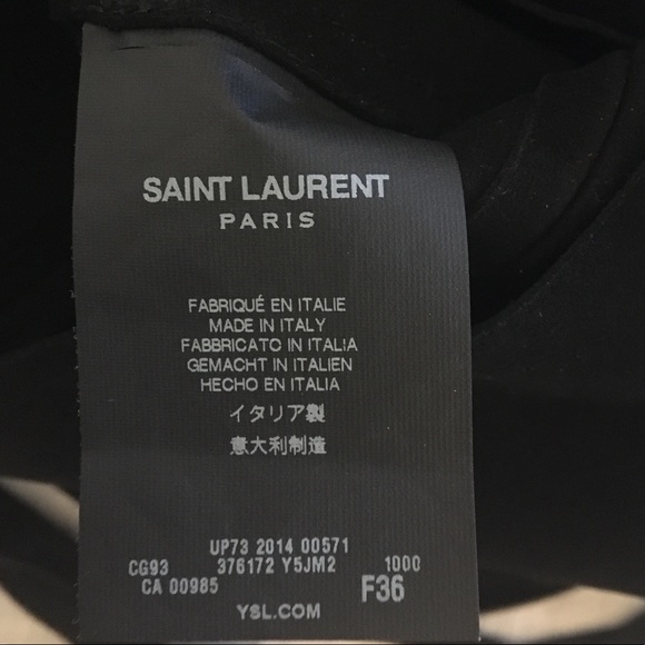 Saint Laurent suede dress NWOT - Picture 8 of 8